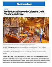 Brooks Lake Lodge in Newsday Travel